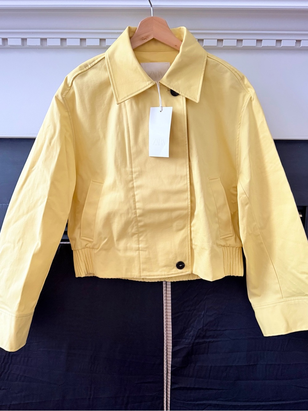 Zara ZW collection yellow short jacket 3001/538 NWT L